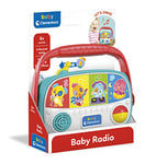 Clementoni- Baby Radio-Interactive Toddler Toy: Light and Sounds, Learning Infant Activity Toy, Engaging and Fun (6+ Months)