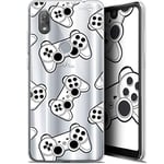 Caseink Coque pour Wiko View 2 (6) Gel HD [ Nouvelle Collection - Souple - Antichoc - Imprimé en France] Game Play Joysticks