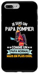 Coque pour iPhone 7 Plus/8 Plus Je Suis Un Papa Pompier Drôle Cadeau Homme pompier