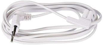 Electraline 95514 Câble d'alimentation Audio, vidéo, Radio, Sonos Play coudé Fiche Euro vers Prise Double Femelle Type C7 3 mètres Blanc