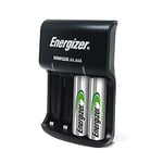 Energizer Chargeur Piles Rechargeables AA et AAA, Recharge Base (2 Piles AA incluses)