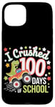 iPhone 15 Plus 100 Days of School Monster Truck 100th Day of School T-Rex Case