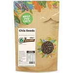 Wholefood Earth Chia Seeds 500 g | GMO Free | Natural | High Fibre | High Protein