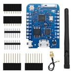 ESP8266 Pro, APKLVSR Pro NodeMcu Lua Carte de développement Wi-FI basée sur esp8266 Série ESP8266EX avec connecteur d'antenne Externe 4 Mo pour Arduino