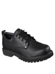 Skechers Tom Cats Utility Leather Shoes - Black, Black, Size 12, Men