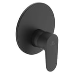 Ideal Standard - Mitigeur douche encastré Cerafine o, rosace ø 163 mm, noir mat