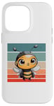 Coque pour iPhone 14 Pro Max Antennes de casque de dessin animé mignon Bumblebee ailes