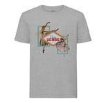 T-Shirt Homme Col Rond Viva Las Degas Las Vegas Peinture Jeu De Mot Danse Art