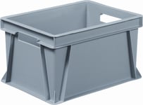 Arca lagerback, 20 liter, (LxBxH) 40x30x23 cm, grå