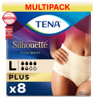 TENA Lady Silhouette Pants Plus - Large - Case - 4 Packs of 8 - 32 Pants