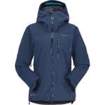 Rab Womens Latok Mountain GTX Jacket - Deep Ink Blue - Gore-tex Waterproof Coat