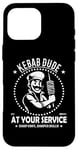 Coque pour iPhone 16 Pro Max Couteau à aiguiser Kebab Dude - Sharp Skills - Design amusant