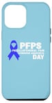 Coque pour iPhone 12 Pro Max Blue Ribbon PFPS Journée de sensibilisation au syndrome de la douleur fémorale rotulienne