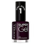 Rimmel London Super Gel Nail Polish Plum Pudding