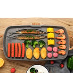 BTSSA Indoor Grill Electric Griddle,Dishwasher Safe Features,Adjustable Temperature Control Allows for Versatile Cooking And Non-Stick Coating for Easy Cleaning