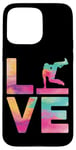 iPhone 15 Pro Max Parkour Free Running Traceur Watercolor Girl Love Case