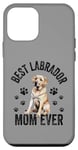 Coque pour iPhone 12 mini Best Labrador Mom Ever Funny Lab Mom Mother's Day