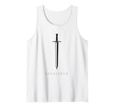 Excalibur The Legendary Sword in the Stone of King Arthur Tank Top