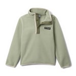 Columbia Youth Unisex Helvetia 2 Half Snap Fleece, Fleece Pull Over, Safari/Stone Green, XL