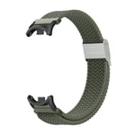 Vävt nylon klockarmband för Xiaomi Mi Band 8/9 Grön