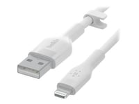 Belkin Boost Charge - Lightning-Kabel - Usb-Hann Til Lightning-Hann - 3 M - Hvit