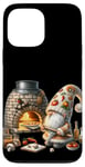 Coque pour iPhone 13 Pro Max Pizza Baker Dad Gnome With Hot Stone Pizza Oven Italy Travel