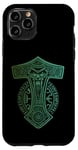 Coque pour iPhone 11 Pro Marteau de Thor Mjölnir Odin Vegvisir Runes Viking