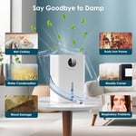 Dehumidifiers for Home, 1800ML Dehumidifier for Bedroom Small Dehumidifiers with