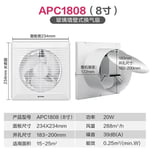 Aimeite-Ventilateur flacon puissant et silencieux. HOventilator-Ventilateur flacon pour toilettes",fenêtre,4 pouces,5 pouces,"6 pouces - Type 8 inch opening