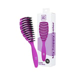 Ilū Easy Detangling Hair Brush Purple - brosse démêlante