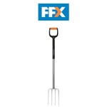 Fiskars 1003685 Xact Soil Work Fork Large