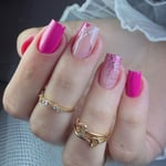 Glitter Fake Nials Long Square Nail Tips Fashion Press on Nails  DIY