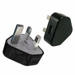 UK Plug Mains Wall 3 Pin USB Power Adaptor Charger For Mobile Cell Phone Tablet