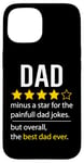 Coque pour iPhone 15 Drôle papa fête des pères blague humour papa fils fille papa papa papa