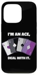 iPhone 13 Pro Asexual I’m an Ace, Deal with It Asexual Pride Case