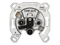 Kathrein Esm 42/G - Tv/Satellite/Radio Antenna Socket Mechanism - F ( Female ), Iec ( Female ), Iec ( Male ) - 1 Grupp - 1 Satellite Socket, 1 Tv Socket, 1 Radio Socket