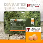 Convar Emergency Food Chicken Egg Yolk 270g | Frystorkad mat | Basvaror | Lång hållbarhet | High Protein