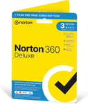 Norton 360 Deluxe 2024, Antivirus software for 3 Devices and 1-year subscription