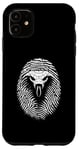 Coque pour iPhone 11 Empreinte digitale de cobra - Amateur de serpents Cobra vintage