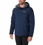 Columbia Gate Racer Softshell, Veste Coupe Vent Softshell Homme, Collegiate Navy, Taille S