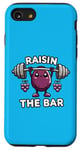 Coque pour iPhone SE (2020) / 7 / 8 Raisin the Bar - Funny Bodybuilding Gym Workout Food Pun