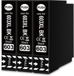 603Xl Noir Cartouche Pour Epson 603 Noir Pour Epson Xp-2150 Xp-2155 Xp-2105 Xp-3150 Xp-4150 Xp-4155 Xp-2100 Xp-3100 Xp-4100 Xp-4105 Workforce Wf-2810 Wf-2820 Wf-2830 Wf-2840 Wf-2845 Wf-2850 Wf-2870Dw