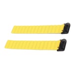 Magnetic Watch Band Release Watch Strap Fit For Charge 5 Gray And Yellow