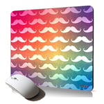 tapis de souris souple moustache cadeau de noel original pour pc fixe accessoire informatique antiderapant