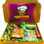 Sour Candy Sweets Gift Box Hamper Popping Candy Dip 2 Lick 50pc Mix Selection