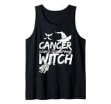 Cancer Chose The Wrong Witch Breast Cancer Halloween Costume Tank Top