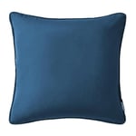 ROOM99 Aura Housse de Coussin décorative - 45 x 45 cm - Décoration esthétique Moderne pour Chambre à Coucher, Salon - Bleu foncé