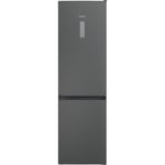 Hotpoint H7X93TSKM Freestanding 60-40 Frost Free Fridge Freezer Silver Black