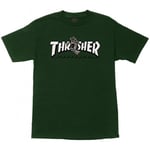 T-shirt Santa Cruz  T-shirt thrasher screaming logo ss