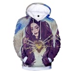 CAFINI 3D Printed Hoodie Singer Lana Del Rey Social Star Harajuku Sweatshirt Streetwear Hip-Hop Fashion Student Youth Fan Gift Set(XS-3XL)